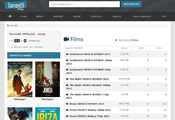 Torrent9 Torrents